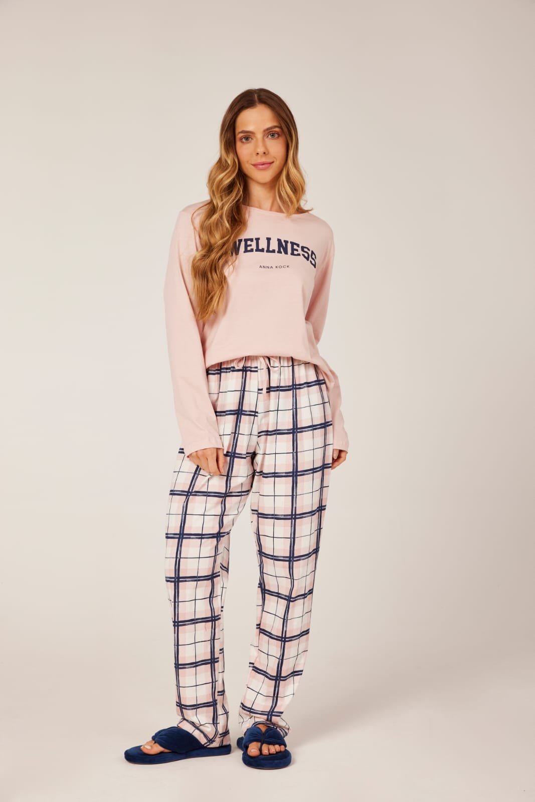 Feminino Pijama Longo