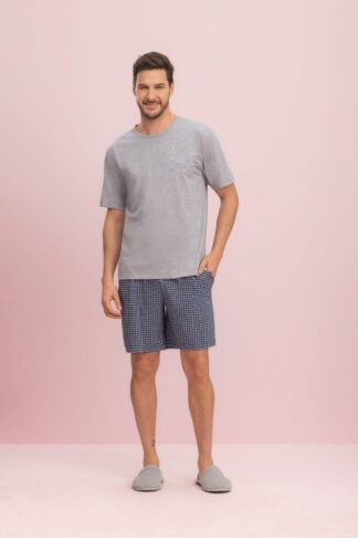 Pijama Masculino Mescla/Xadrez