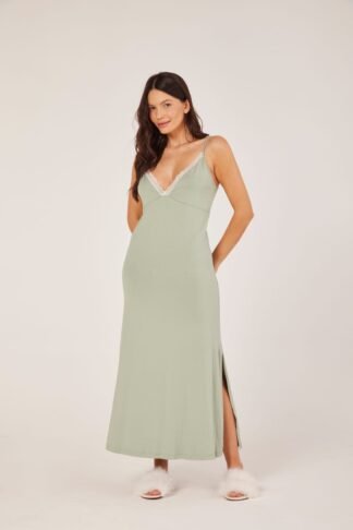 Camisola Feminina longa com Fenda Lateral